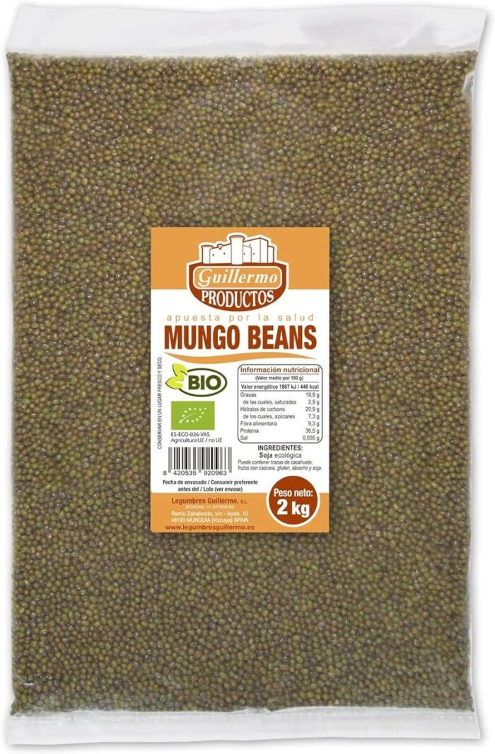 Judía mungo o soja verde BIO de Legumbres Guillermo