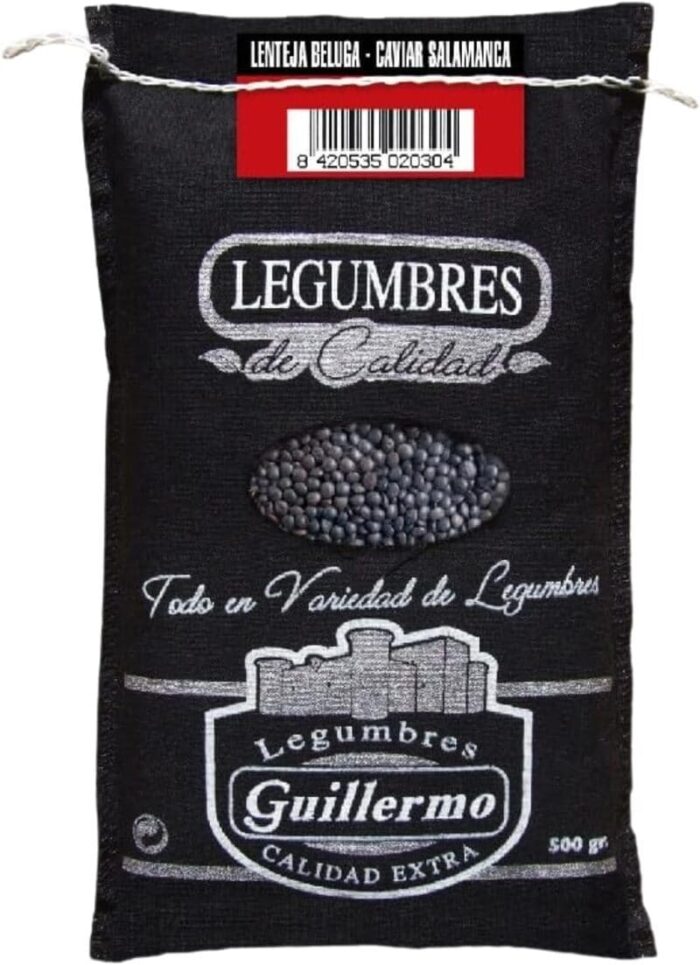 Lenteja beluga caviar Salamanca de Legumbres Guillermo