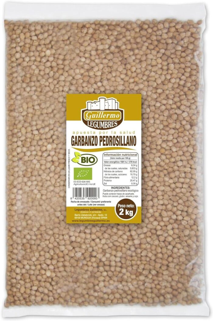 Garbanzo Pedrosillano BIO - Legumbres Guillermo