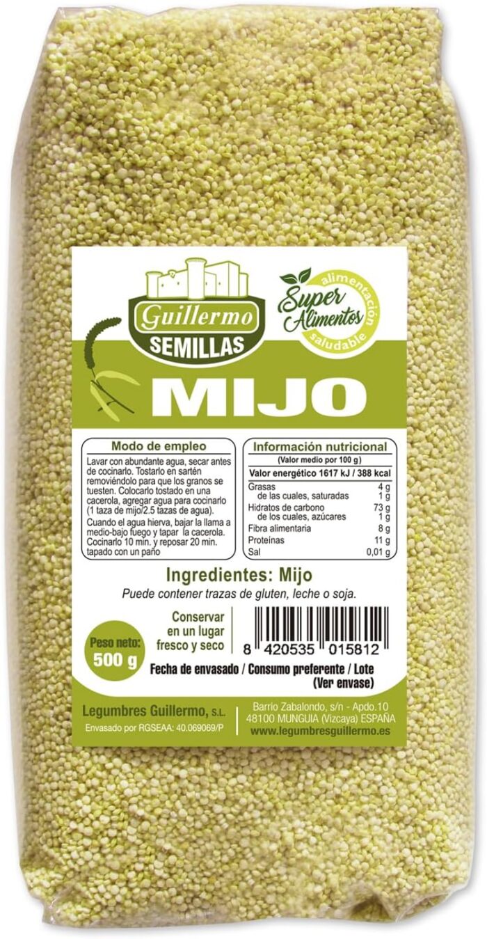 Mijo pelado de Legumbres Guillermo