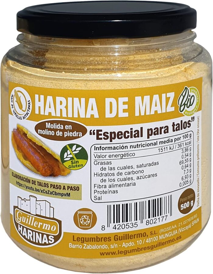 Harina especial para talos de Legumbres Guillermo