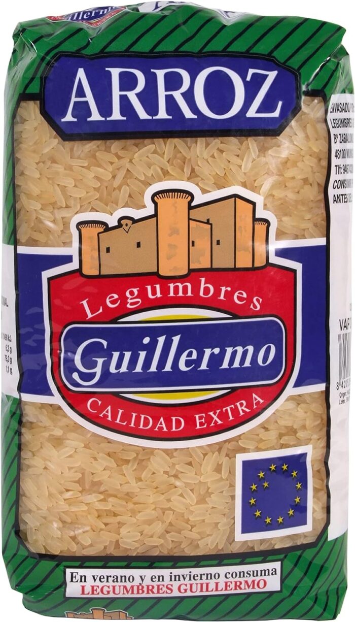 Arroz vaporizado de Legumbres Guillermo