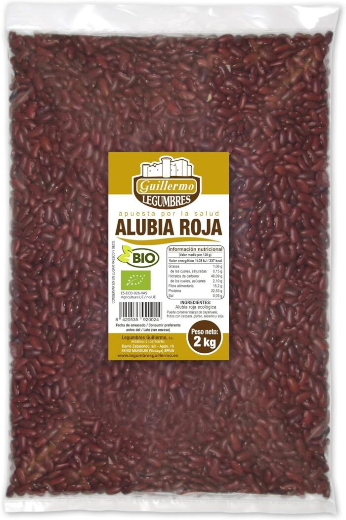 Alubia roja BIO de Legumbres Guillermo