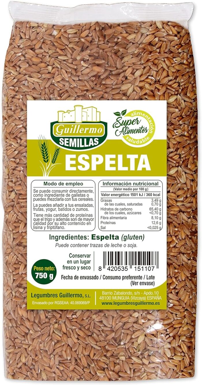 Espelta pelada de Legumbres Guillermo