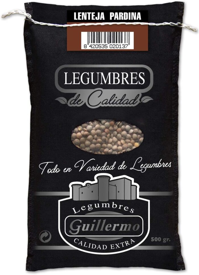 Lenteja pardina gourmet de Legumbres Guillermo