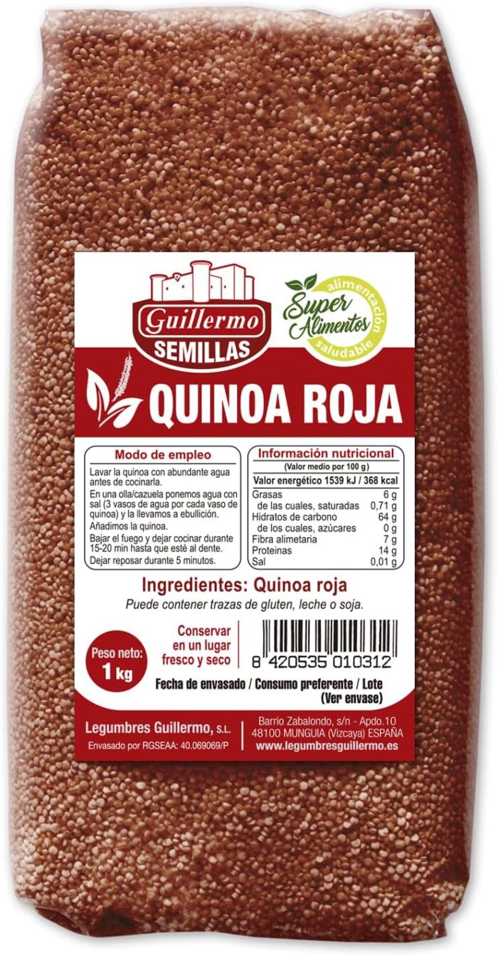 Quinoa roja de Legumbres Guillermo