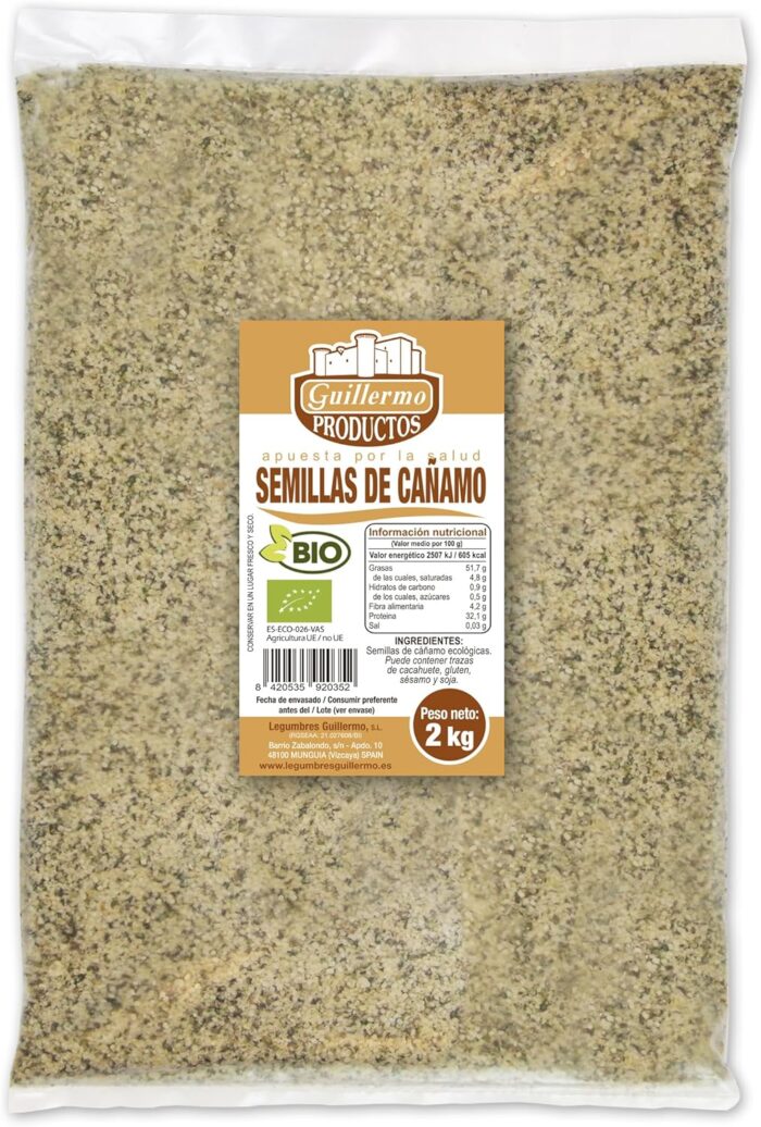 Semillas de cáñamo BIO de Legumbres Guillermo