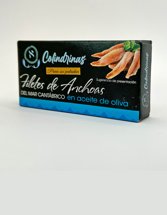 Filetes de anchoa del Cantábrico de Legumbres Guillermo Colindrinas