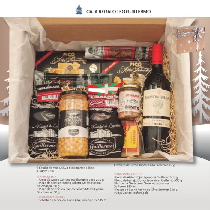 Cesta de Navidad Regalo de Legumbres Guillermo