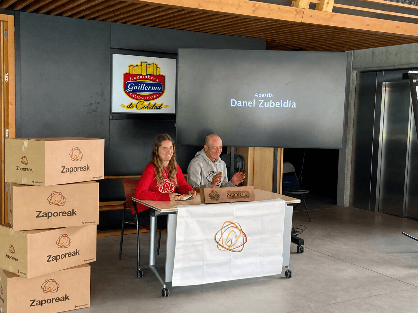 egumbres Guillermo colabora con Zaporeak Eguna en Getxo